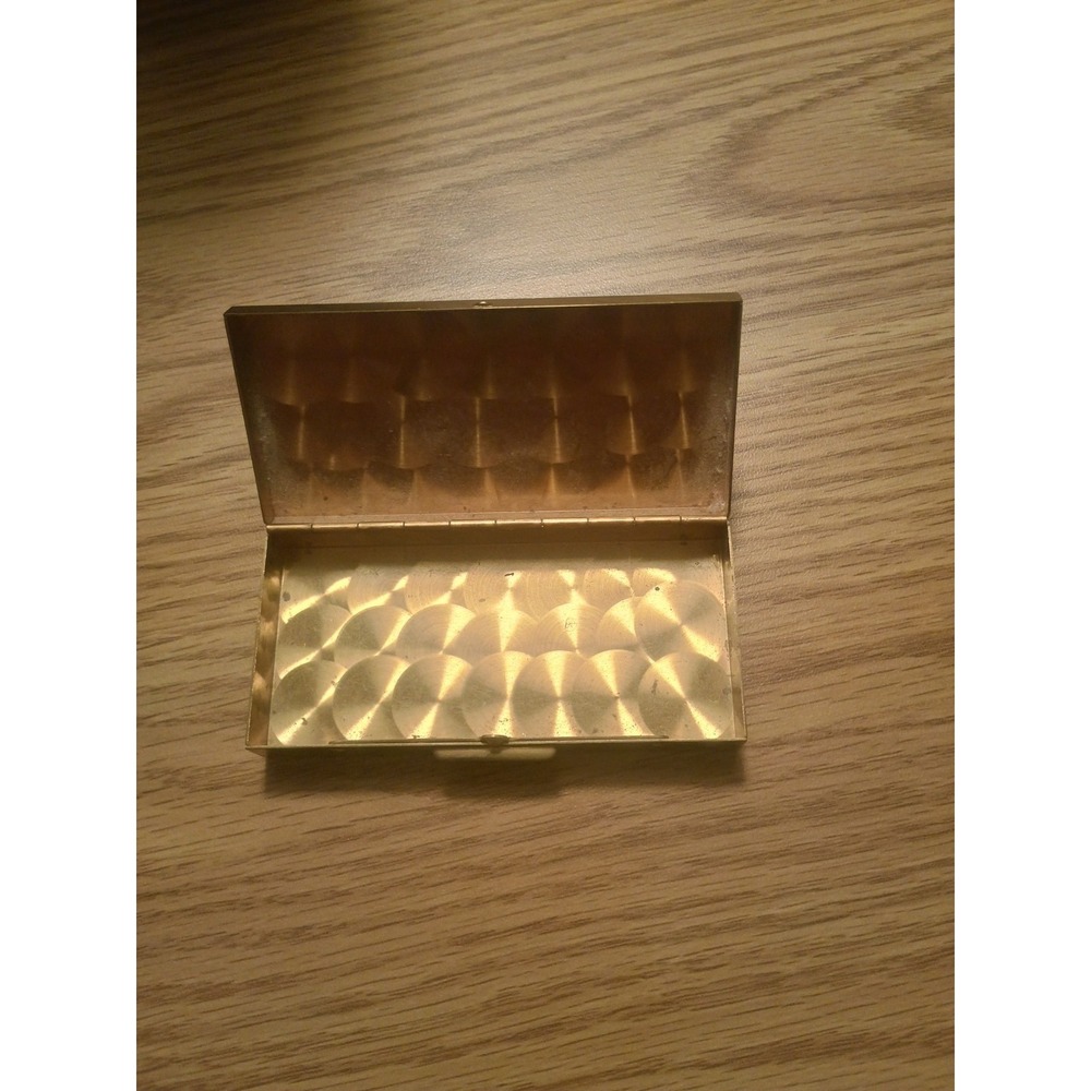 Vintage Wiesner/Rosalite Jewelry Box MOP Pearl Rhinestone Trinket Storage - Picture 3 of 3